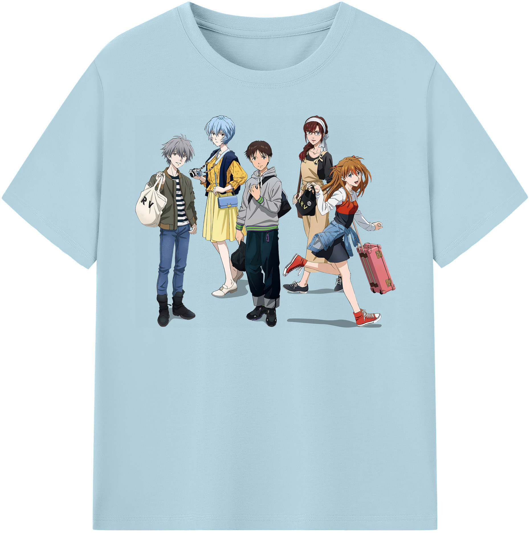 （画像用） EVA 新世紀エヴァンゲリオン 綿100％半袖Tシャツ（フロントプリント）